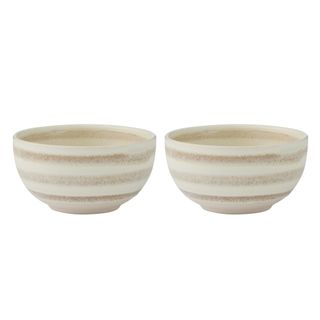 Homey set of two ceramic bowl